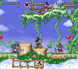 Magical Quest Starring Mickey Mouse, The (USA) In game screenshot